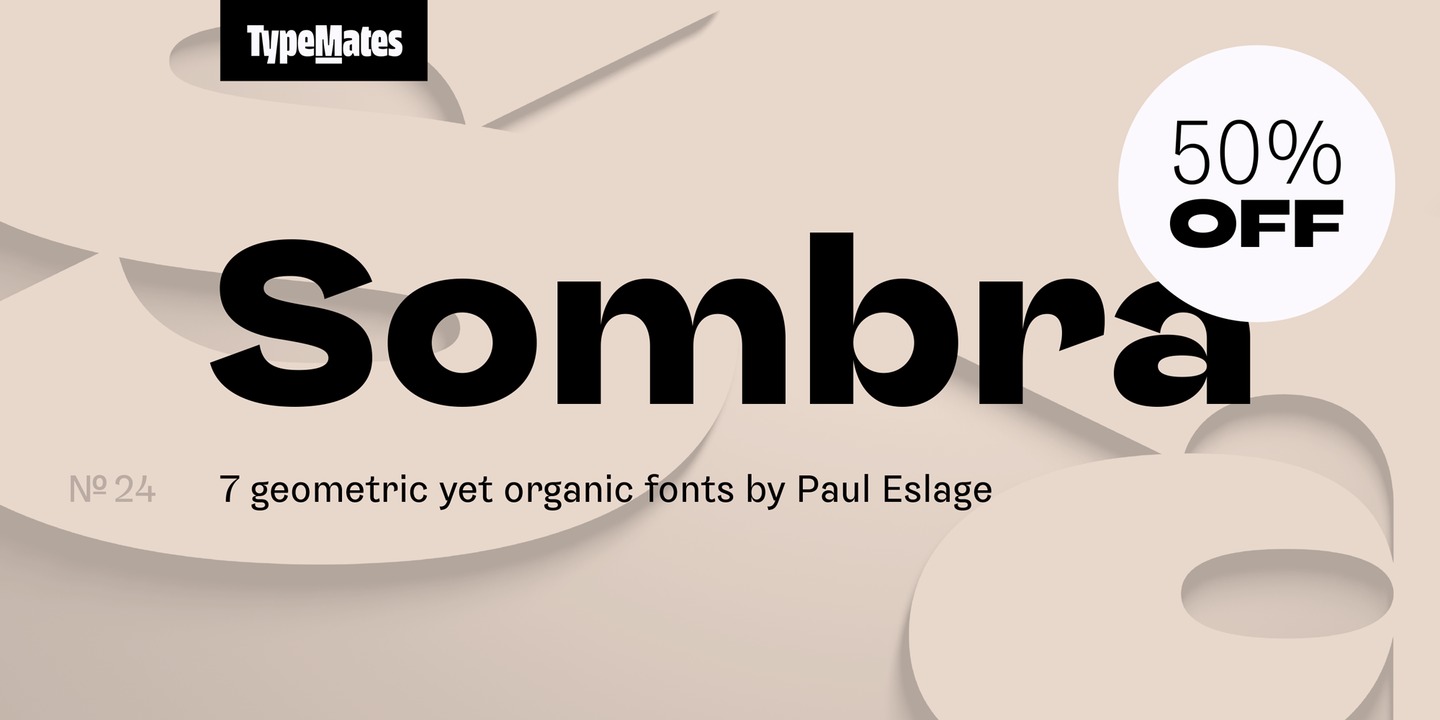 Example font Sombra #15